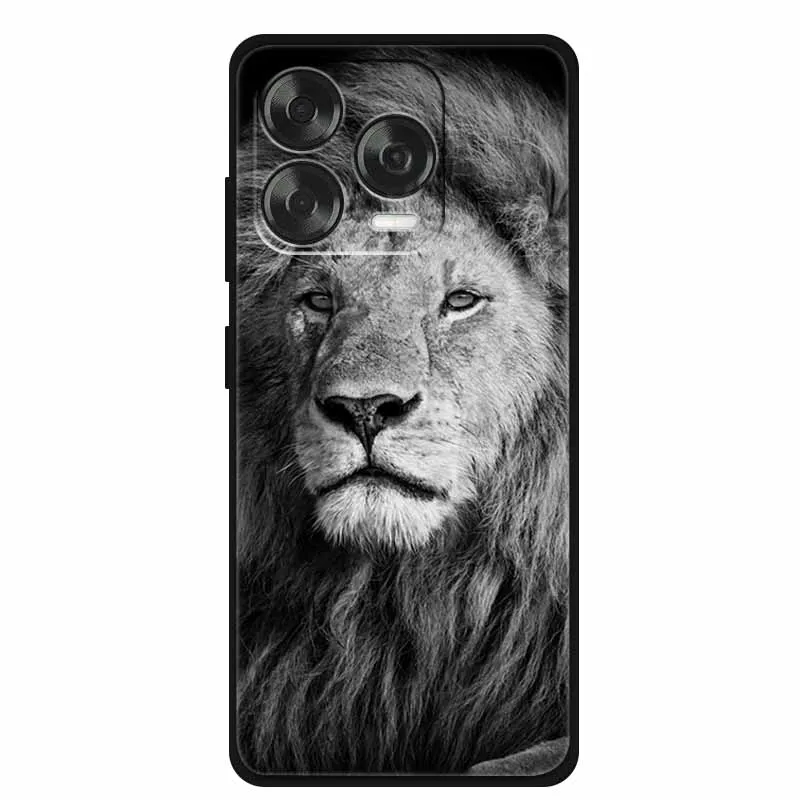 Animal Design Soft Silicone TPU Phone Case - Durable Back Shell and Bumper Cover