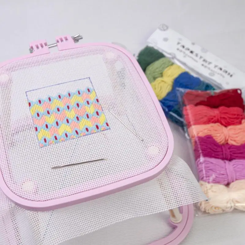 Design Works Crafts Precise Needlepoint Kit Smooth Opening High-Quality Needlepoint Canvas For Knitting Crochet Projects