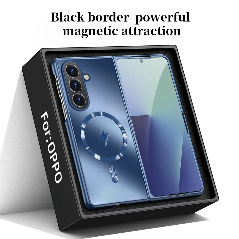 Luxury Frosted Matte Wireless Charging Case with Full Lens Protection