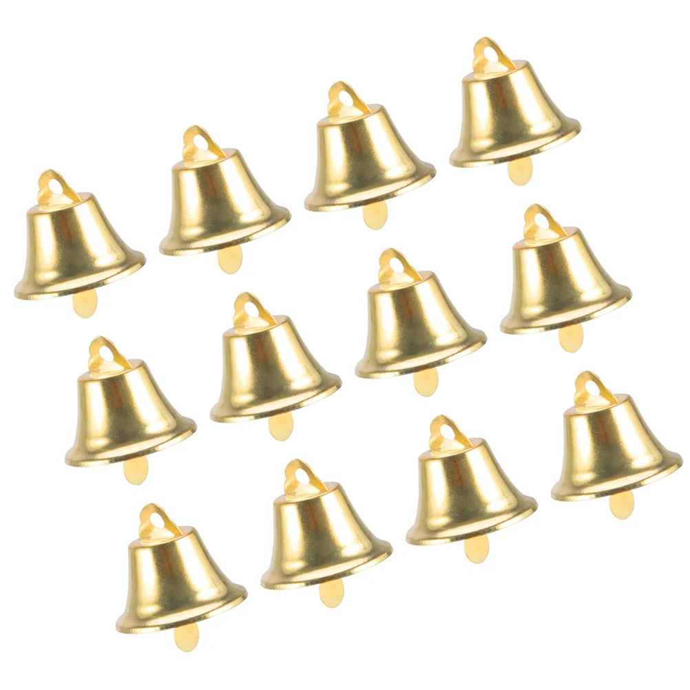 

Small Gold Bells Mini Bells Crafts 120Pcs 16Mm Christmas Jingle Bells Gold Liberty Bells Decorative Bell Xmas Tree