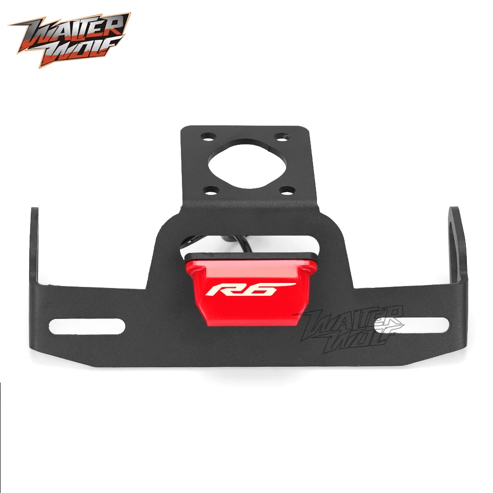YZFR6 License Plate Holder For YAMAHA YZF R6 Motorcycle Accessories Bracket Tail Tidy Fender Eliminator Frame CNC license plate holder,motorcycle license plate holder