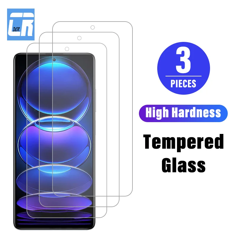 

1-3pcs Full Cover Tempered Glass for Xiaomi 12t Pro 12 Lite Poco M5 X5 M4 F4 X4 GT 13 Screen Protector Redmi Note 12 12C 11 K60