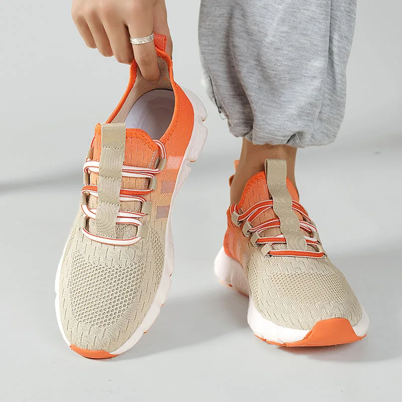Description Picture 6 of itemSneakers Men Women High Quality Breathable Mesh Fashion Running Tennis Shoes Comfortable Casual Walking Fitness Outdoor Sports