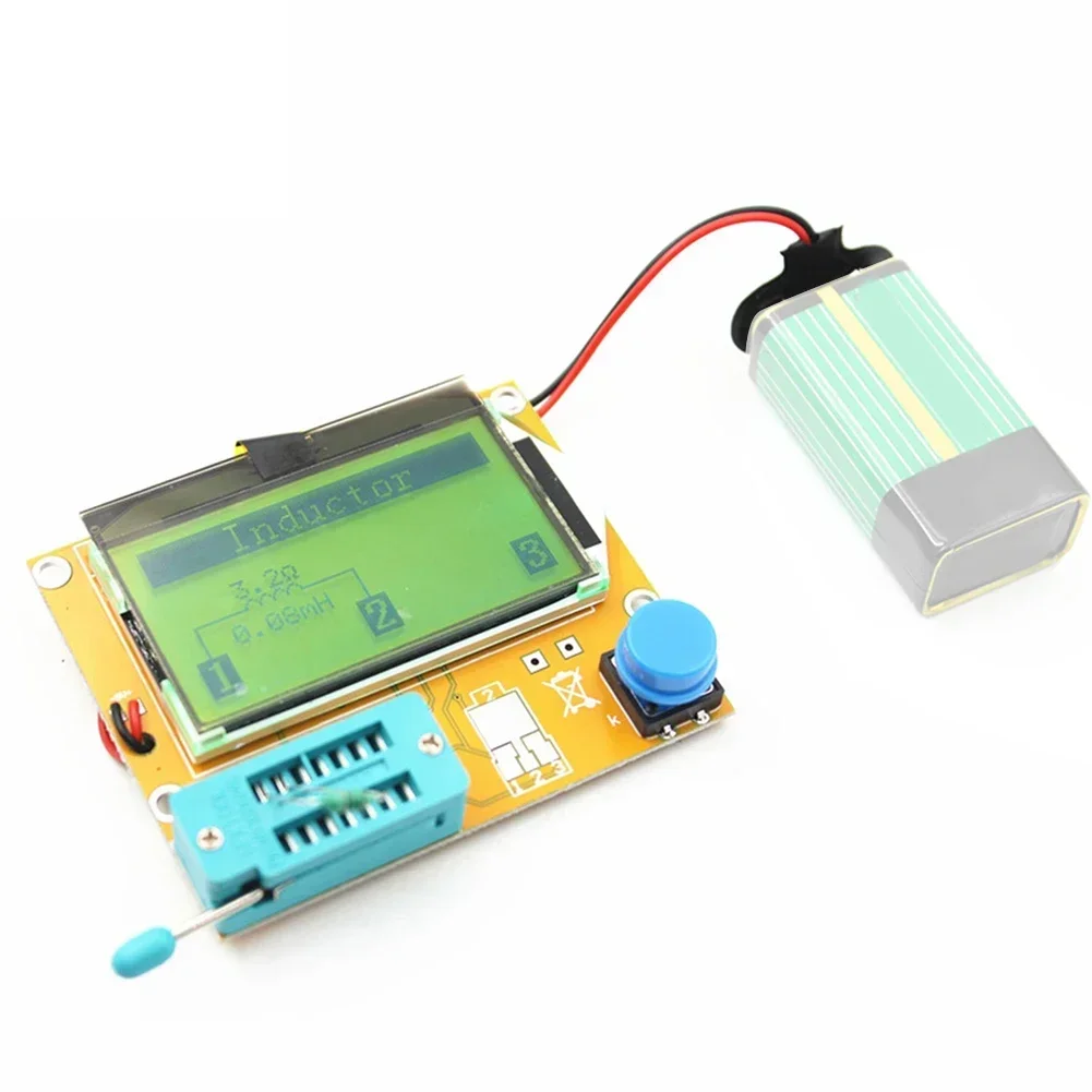 LCR-T4 Mega328- Digital Transistor Tester Resistance Capacitance Diode Triode Capacitance Resistance ESR Meter MOS PNP NPN LCR 4