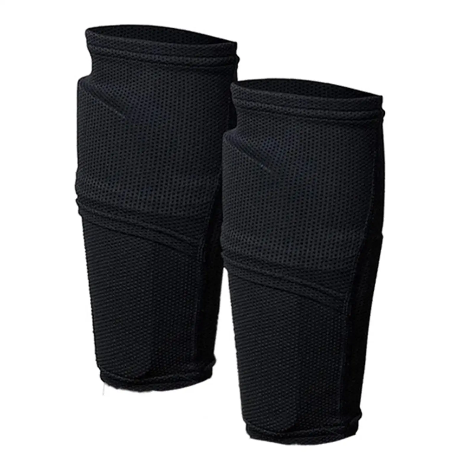 Football Shin Soccer Shine Pads Breathable Leg Sleeves, Legging Socks for Kicking Ball Kids Beginners