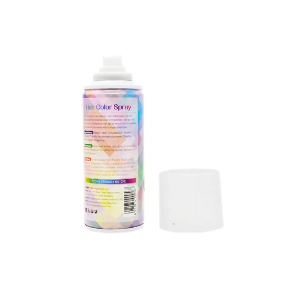 Description Picture 4 of item1/2PCS 120ml Disposable Hair Color Spray Color Hair Dyeing Cover White Hair Natural Effect Not Damage Hair Care Styling Products