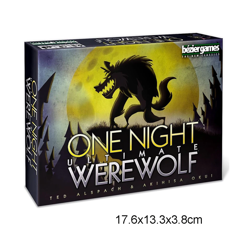 One Night Ultimate Werewolf Fun Party Card Game Daybreak Super Villains Revised Vampire Alien Edition Hidden Roles Deduction card games role playing game