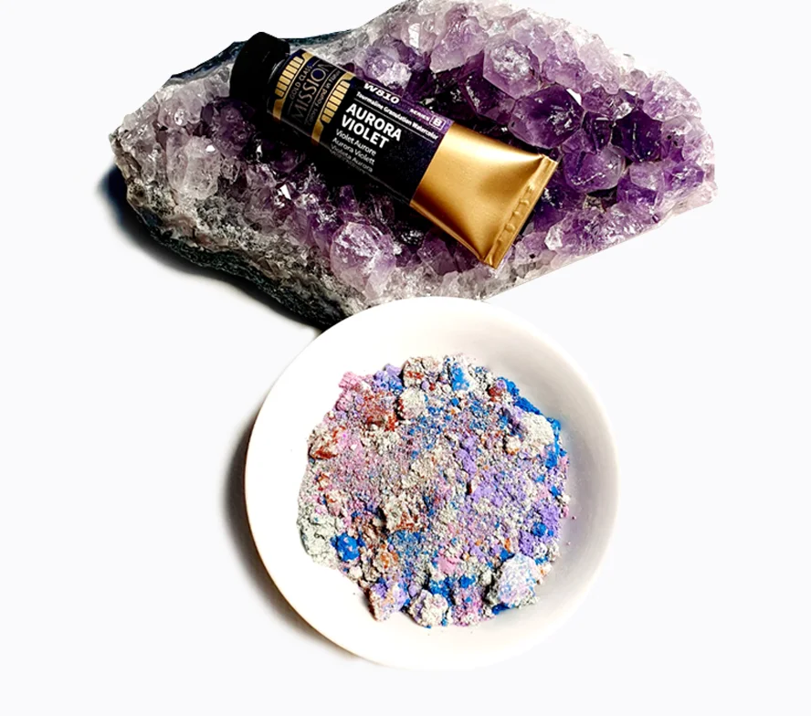 Mission Tourmaline Two-tone Granulation 15ml Tubular artist layered color beginner professional painting Акварель