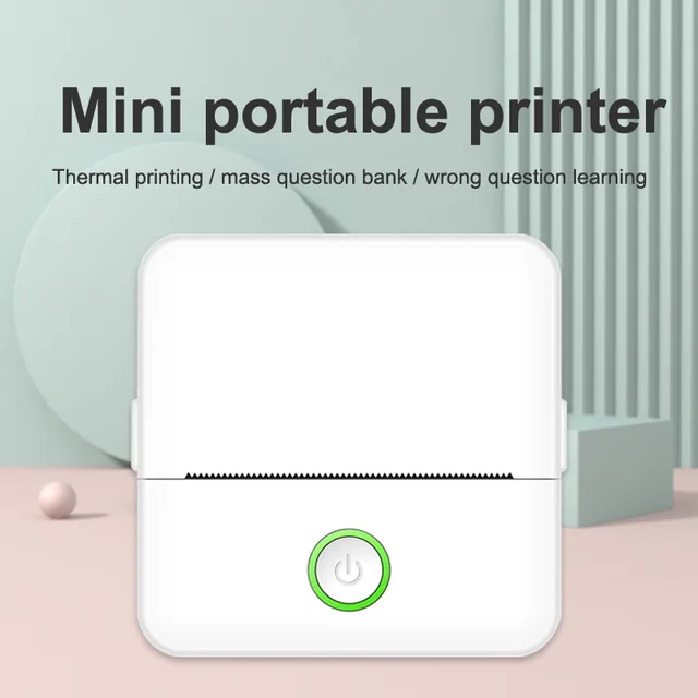 Compact Bluetooth Mini Label Printer - Thermal Printing for Photos and Price Tags 1