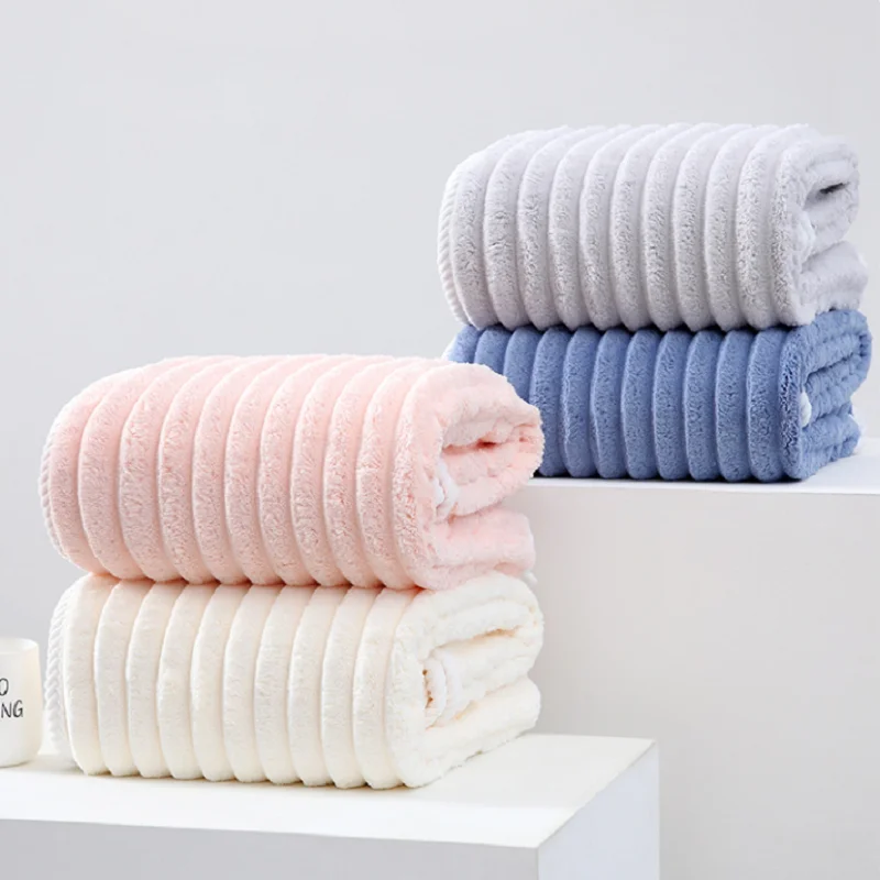 Extra Large Bath towel Set Ultra Soft Fluffy Towel Premium Microfiber Bathroom Towel Set Highly Absorbent Quick Dry Shower