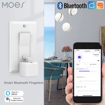 Moes Tuya Fingerbot Button Pusher Nuovo Robot Dito Bluetooth per App Smart Life, Interruttore Automatico, Controllo Vocale Alexa Google Home