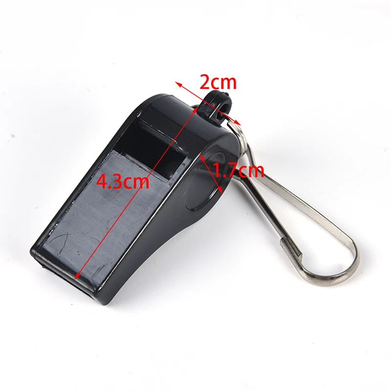 Football Soccer Sports Referee Plastic Whistle Lanyard Emergency Loud Sound