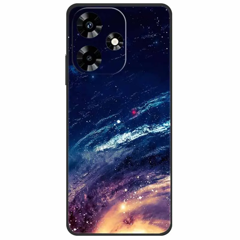 Silicone Wolf Lion TPU Soft Phone Case - Black