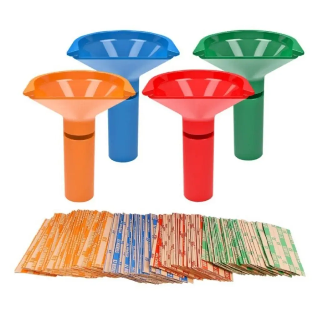 Sorter-for-All-Coins-Colored-Funnel-Shaped-Coin-Sorter-Tubes-Coin ...