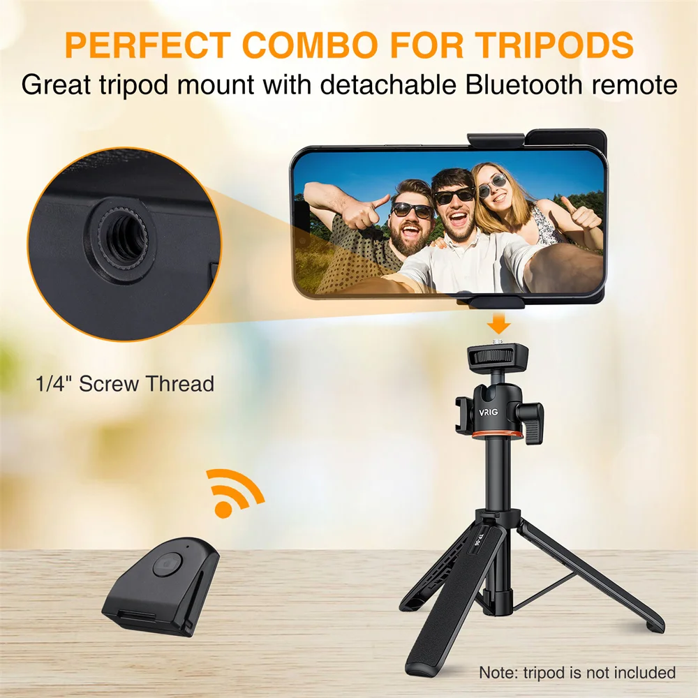 Smartphone Handheld Selfie Booster Hand grip Bluetooth Remote