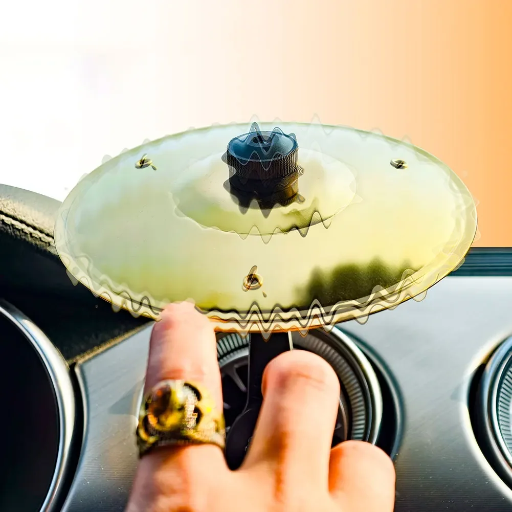 1-3PCS Car Crash Cymbal Air Vent Mini Drum Car Hand-shooting Cymbals Car Cymbal Air Vent Musical Instrument For Car Interior