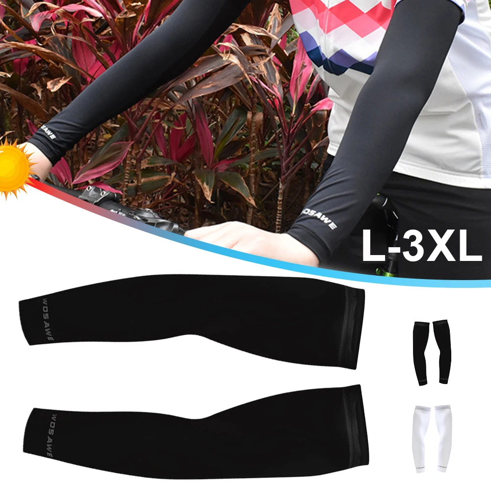 

Cycling Arm Sleeves Summer Sun Protection Arm Sleeves Breathable Anti-ultraviolet Cool Cuffs Sleeves Glove Cover UV Protection