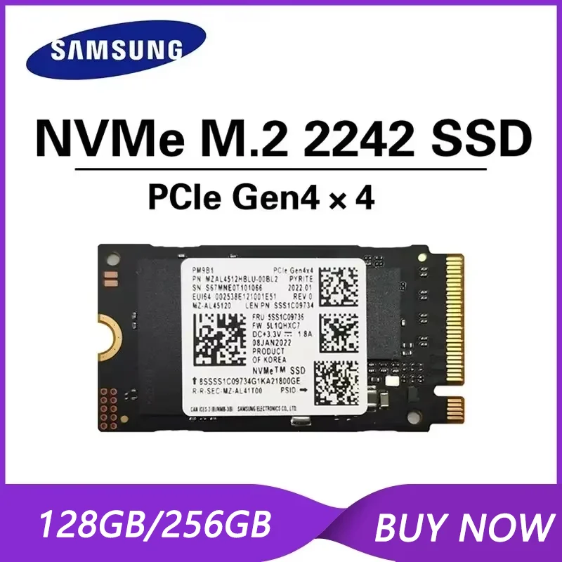 新品同様✨ Samsung PM9B1 1TB NVMe／PCIE4／2242 Samsung PM9B1 512GB 1TB M.2 2242 NVMe PCIe Gen 4x4 SSD For
