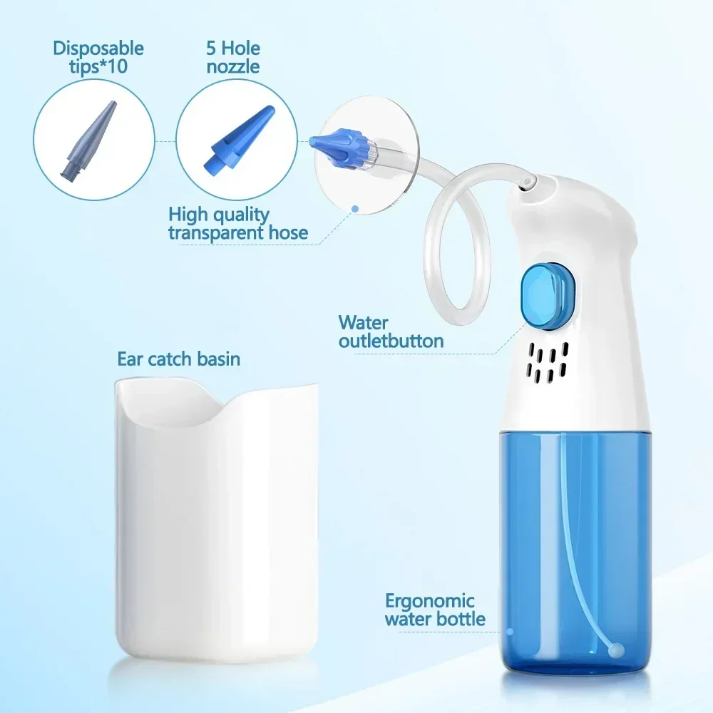Ear Wax Removal Manual Ear Cleaner Water Cleaner Earwax Remover Kit Ear Irrigation Flushing System Earcleaning Kit Healthy Care 5