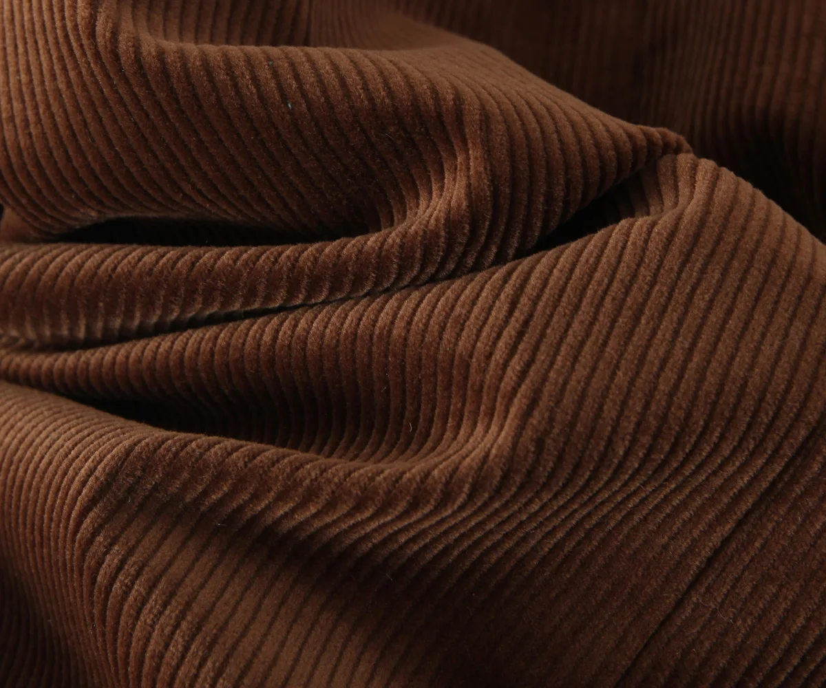 Maillard Style Coffee Notched Corduroy Blazer High Waist Front Slit Package Hips Skirt Suits 2 Pieces 1 Set