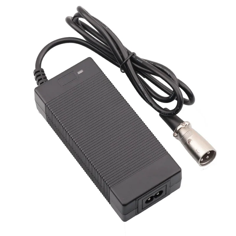전기 자전거 스쿠터 밸런싱 차량용 폴리머 리튬 이온 배터리 충전기 XLR 커넥터, 54.6V 2A, 13S