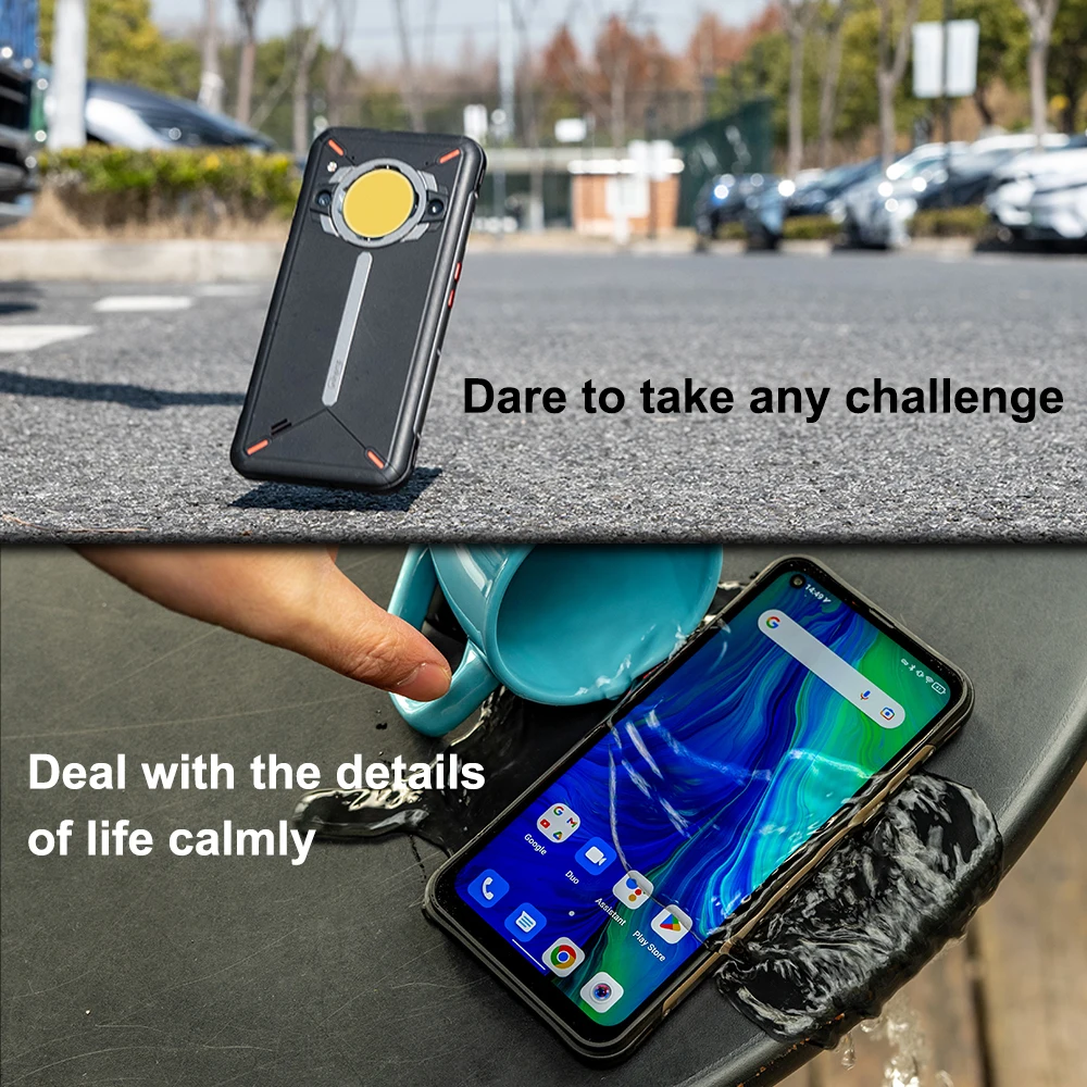 Unihertz Golden Eye 5g Ultra Slim Rugged Smartphone Camping Light 8GB 256GB 64MP Camera Cell Phone, Mobile Phone,30W ,5200mAh