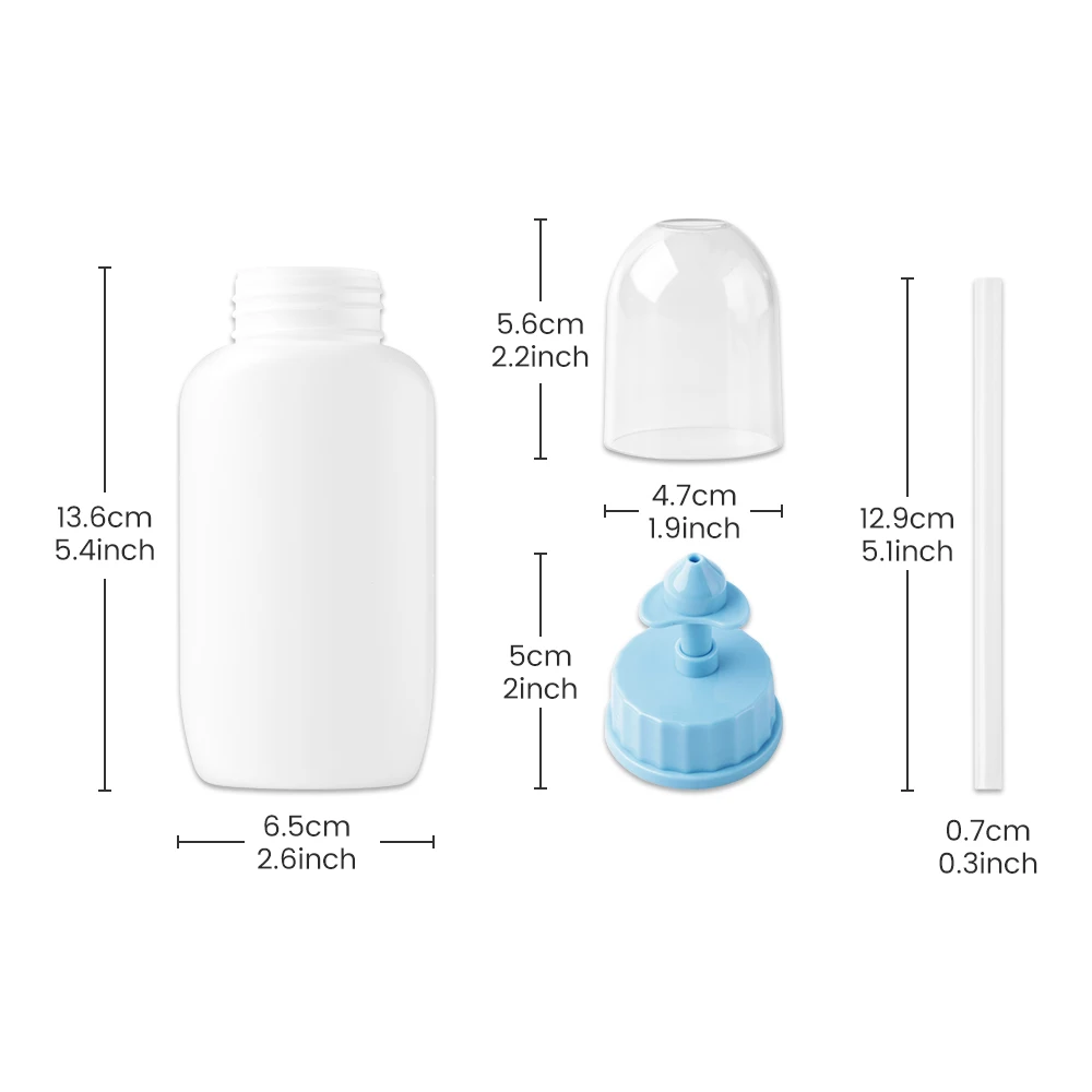 250 ml Nasendusche Nasenspülung Sprühflasche Nasenspülreiniger Nasenschutz Vermeiden Sie allergische Rhinitis Neti Pot Erwachsene Kinder – Detail 7