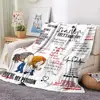 Lazy Person Blanket Grey‘s Anatomy You're My Person Flannel Blanket Romantic Couple Cover Gift For Couch or Sofa Cross-border 1