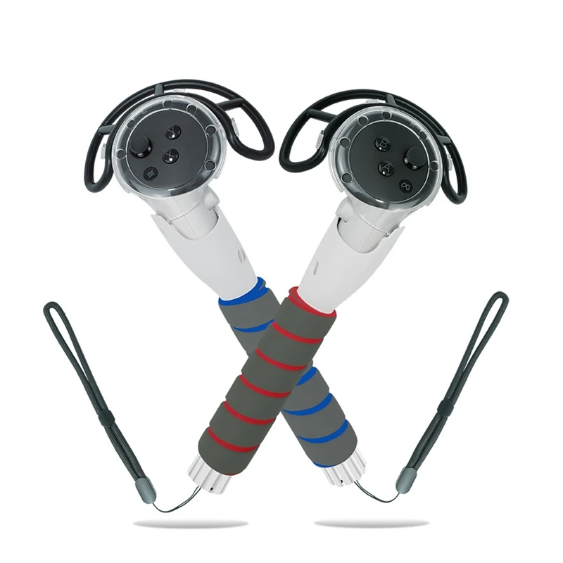 Set Controller Maniglia Per Oculus Quest 3 Manico Lungo Stick Dual Lightsaber Per Accessori Meta Oculus Quest 3 Vr