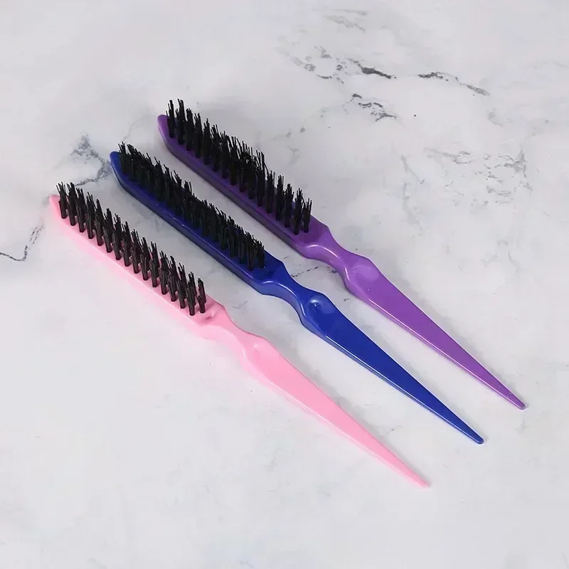 1Pcs Professional Hair Brushes Comb Teasing Back Combing Hair Brush Slim Line Styling Tools Hairdressing Professional Tools 5