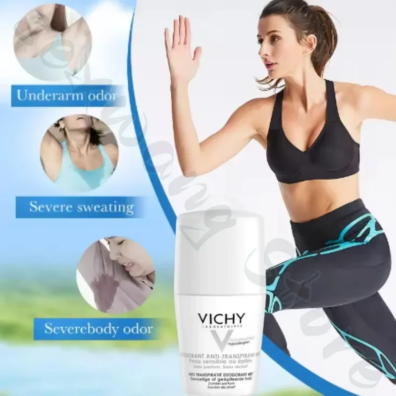 VICHY refreshing and odor-removing long-term ball antiperspirant dew gentle and non-irritating long-lasting fragrance spray