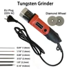 GhionChion Handheld Tungsten Electrode Grinder  Portable Tungsten Needle Sharpen Machine 1-4mm Tungsten Rod Grinder 22.5°and 30° 1
