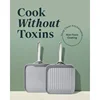 Caraway Griddle Pan & Grill Pan Duo - Non-Stick Ceramic Coated - Non Toxic, PTFE & PFOA Free - Oven Safe & Compatible 2
