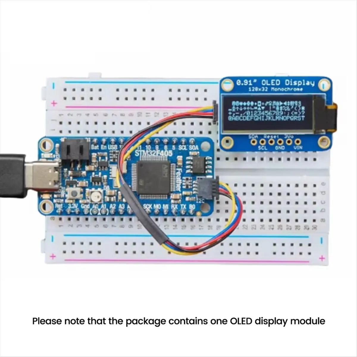 86R 전자제품 액세서리,0.91인치 OLED 디스플레이 모듈 128x32 흑백(PCB)