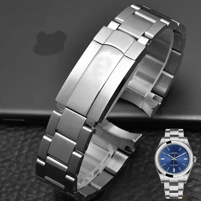Cinturino Per Orologio In Acciaio Inossidabile 904 Per Rolex Oyster Perpetual Datejust Daytona Submariner Cinturino Per Orologio Da Uomo Di Lusso 20Mm