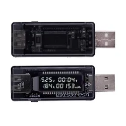 Advanced USB Power Meter with Voltage, Current, and Capacity Testing (3 in 1 Black)