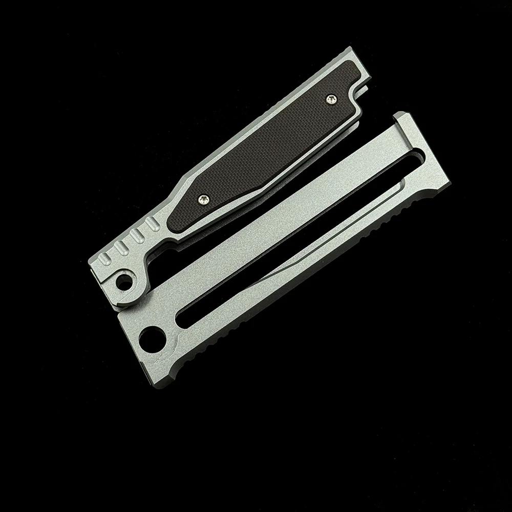 REALE Plus Gravity D2 Aluminum+G10 Handle Outdoor Camping Hunting EDC Tool DIY Knife 3