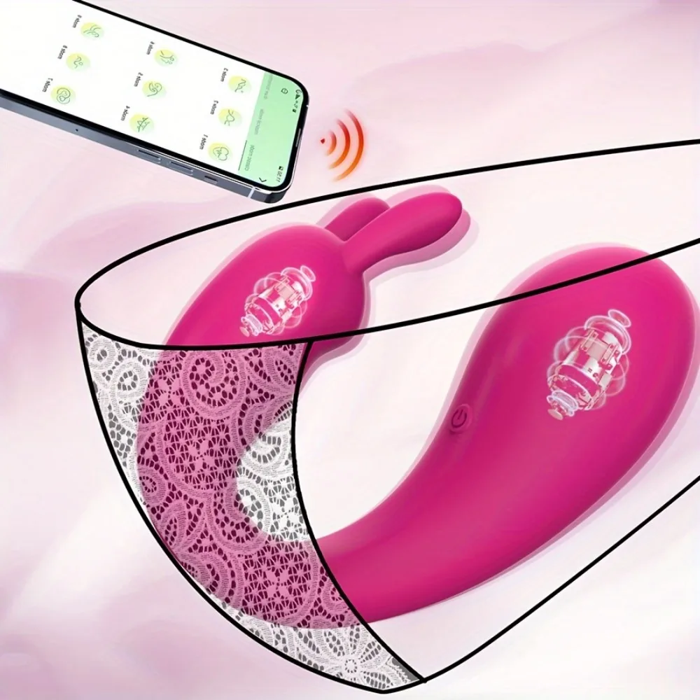 Vibro-ei APP Bluetooth Paar Vibrator für Frauen Klitoris Stimulieren Weibliche G-punkt Dual Tragbare Vibrierende Massage Sex Spielzeug 1