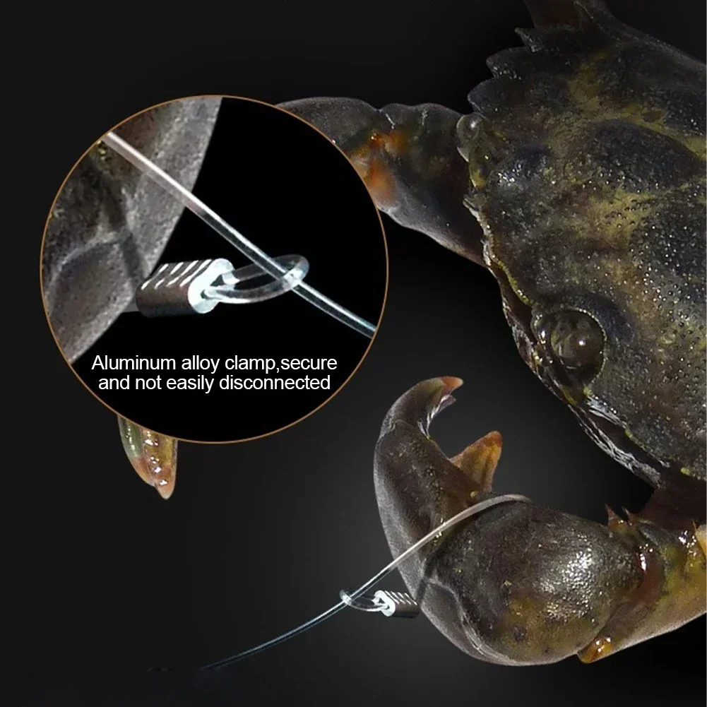 Description Picture 6 of itemCrab Catching Tool Lure Trap Stainless Steel Bait Cage Fish Cage Feeder Fishing Tackle Suitable Crab Shrimp Crawfish Trap Cage