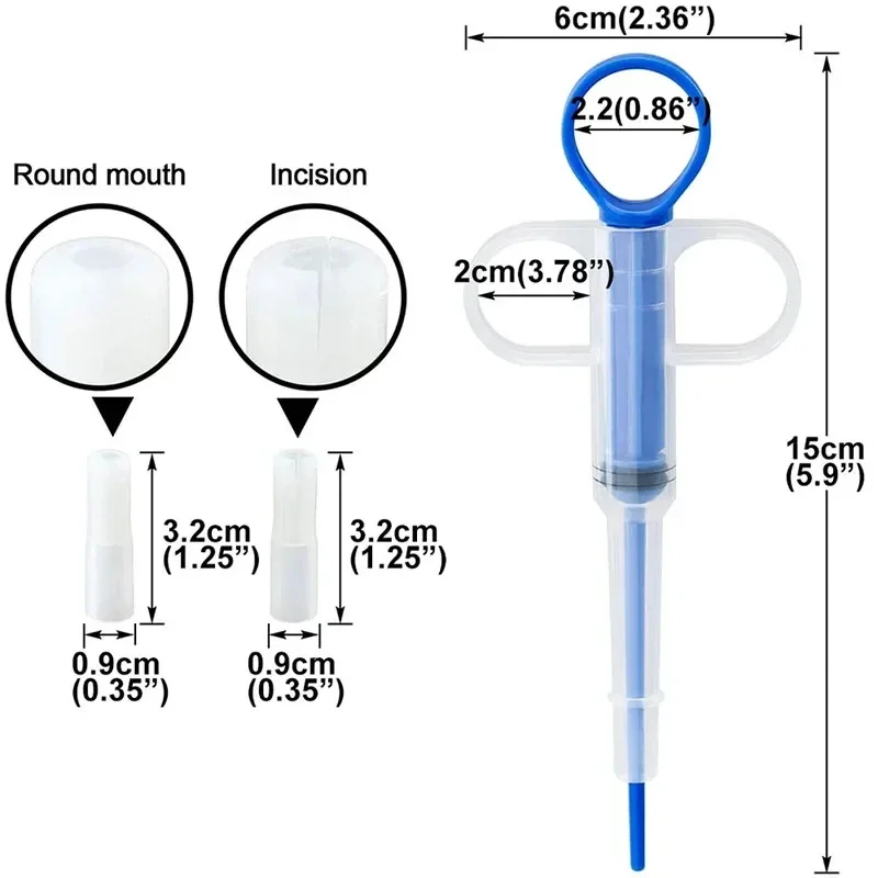 1/5/10Pcs Pet Pill Applicator Syringe – Medicine, Water & Milk Feeder for Cats & Dogs, Deworming & Injection Tool 6