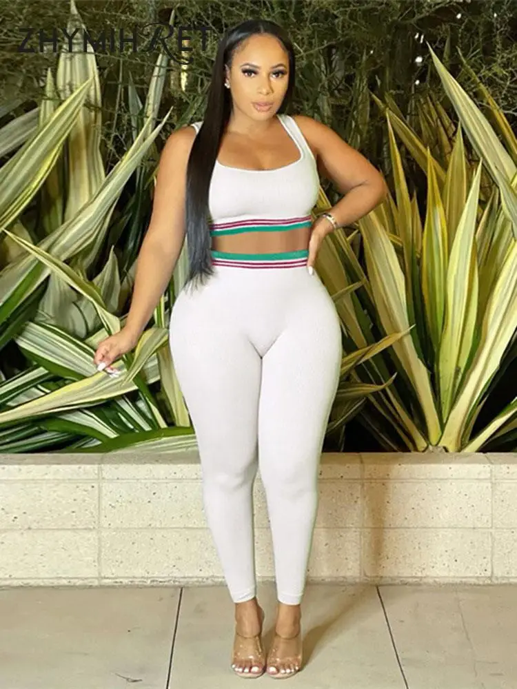 

Комплект для фитнеса ZHYMIHRET, топ и штаны в стиле пэчворк, спортивные комплекты для йоги из 2 предметов, женская одежда, летний винтовой спортивный костюм Y2K