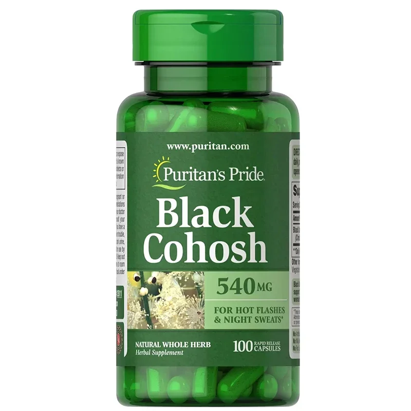 

60 капсул Black Cohosh 540 мг для поддержания женского здоровья