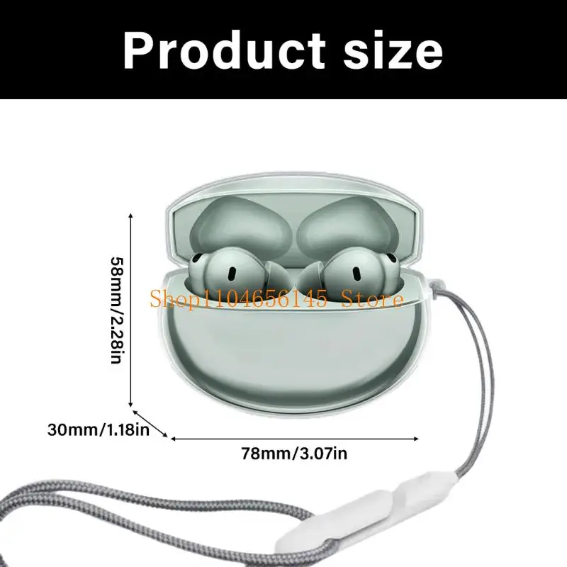 Shockproof Antiscratch Earphone Cover - Washable Soft Grip-Enhancing Shell