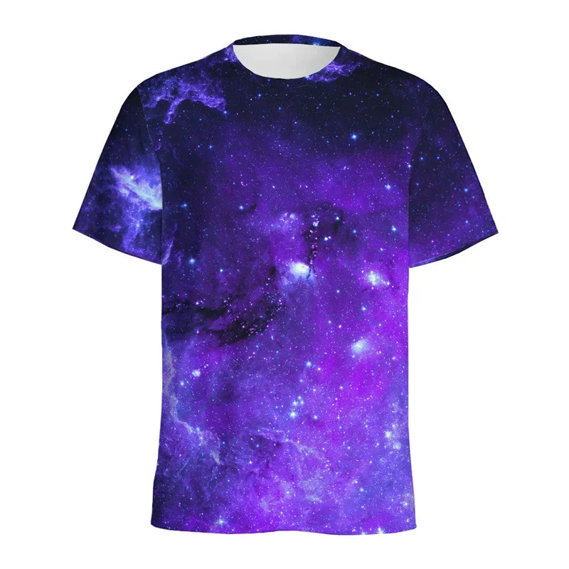Lustiges Sternenhimmel-3D-Druck-Sport-T-Shirt für Herren, schnell trocknend, atmungsaktiv, für den Außenbereich, lässige Mode, lockeres Kurzarm-Oberteil, Kleidungstrend – Detail 14