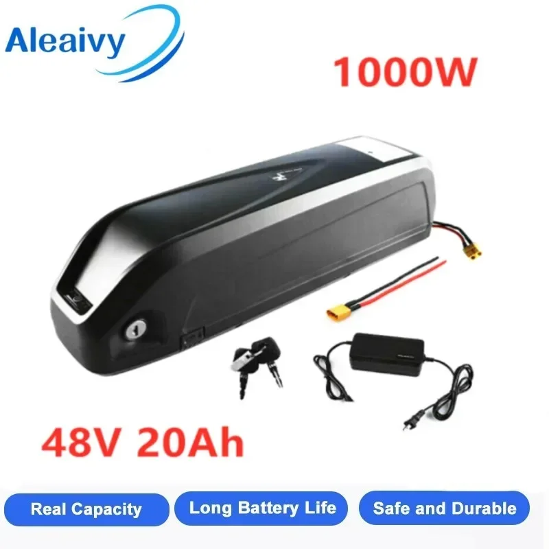 

Genuine Electric Bike Battery 48V 17Ah/36V 20Ah Cells for Front/Rear Hub/Mid Drive Bicycle Motor Kit with Charger XT60 Plug