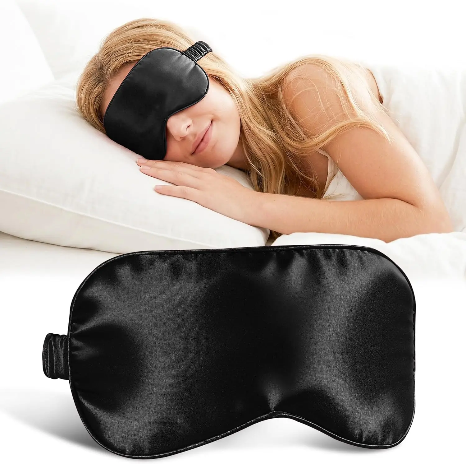 Luxury Sleep Goggles - Silk Eye Mask for a Restful Night and Relaxing Travel Experience
