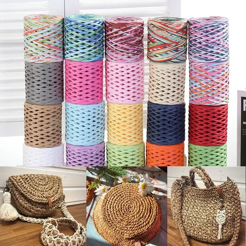 Natural Raffia Straw Yarn 1