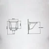 Stainless Steel Folding Bath Chair Wall-mounted Shower Seats Home Barrier-free Bathroom Chair Creative Porch Shoe Changing Chair 6