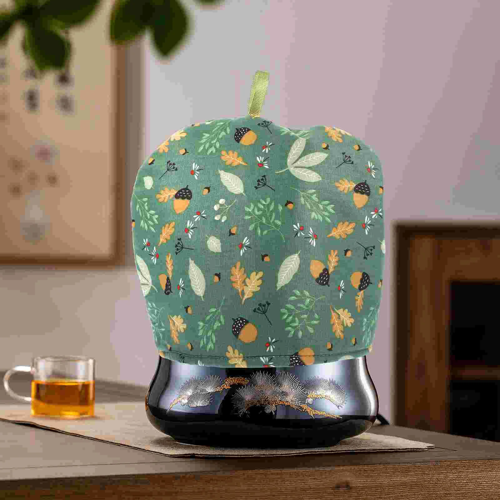 Proper Size Cotton Tea Cozy Insulation Teapot Cover Household Kitchen Bar Dust Prevention Cozy For Warm Cover Protector Home