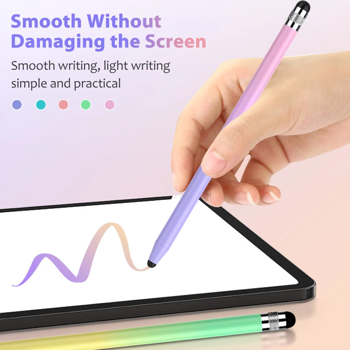 Enhanced Touch Screen Stylus Pens with Dual Tips for Precision and Sensitivity